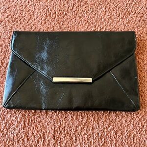 Style & Co Black Faux Leather Clutch